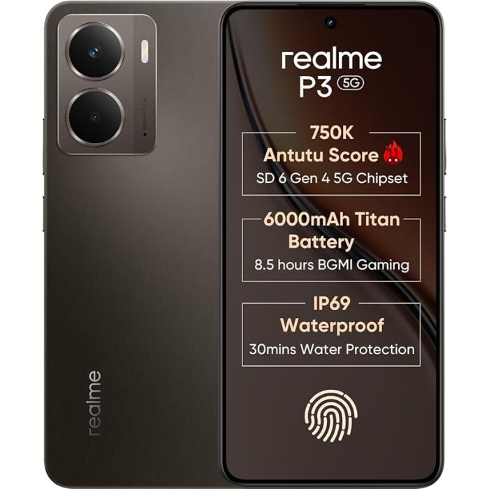 REALME P3 5G (6GB RAM, 128GB Storage) – Ultra Smooth Performance & Premium Design