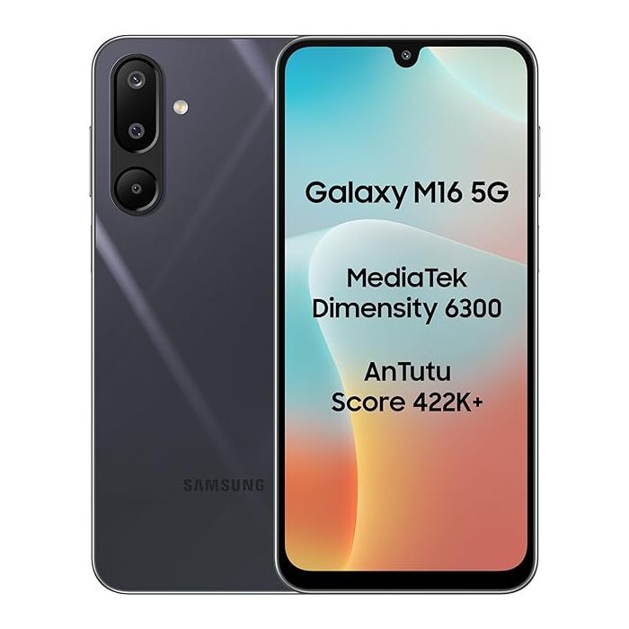Samsung Galaxy M16 5G (6GB RAM, 128GB Storage) – Powerful Battery | Smooth 120Hz Display | Triple Camera