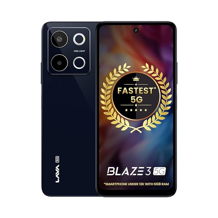 LAVA Blaze 3 5G (6GB RAM, 128GB Storage) - Sleek, Smart & Superfast