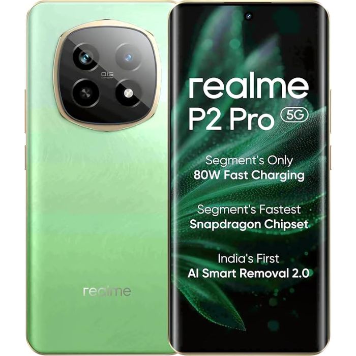 realme P2 Pro 5G – “High-Speed Powerhouse” – Parrot Green, 12 GB RAM, 256 GB