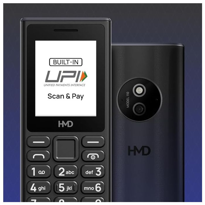 HMD 110 4G DS – Stylish Keypad Phone with Strong Battery & Dual SIM Support