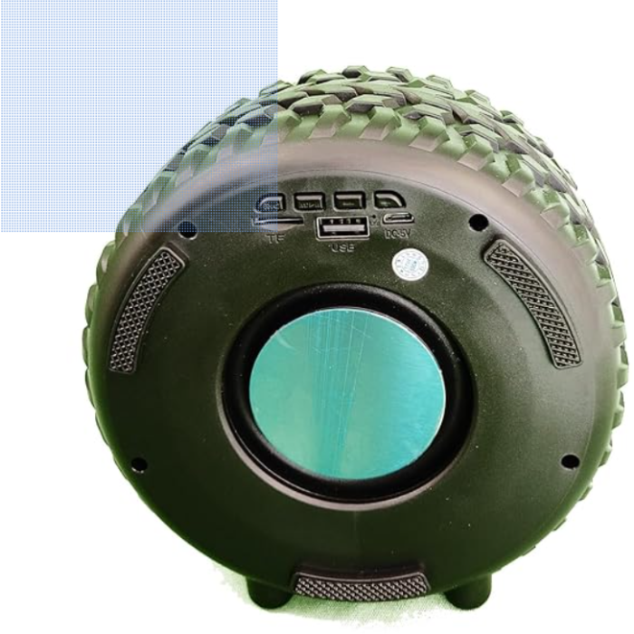 MZ M415 Tyre Shape Portable Wireless Bluetooth Speaker | Powerful Sound & Bass | 5H Playtime | Built-in Mic